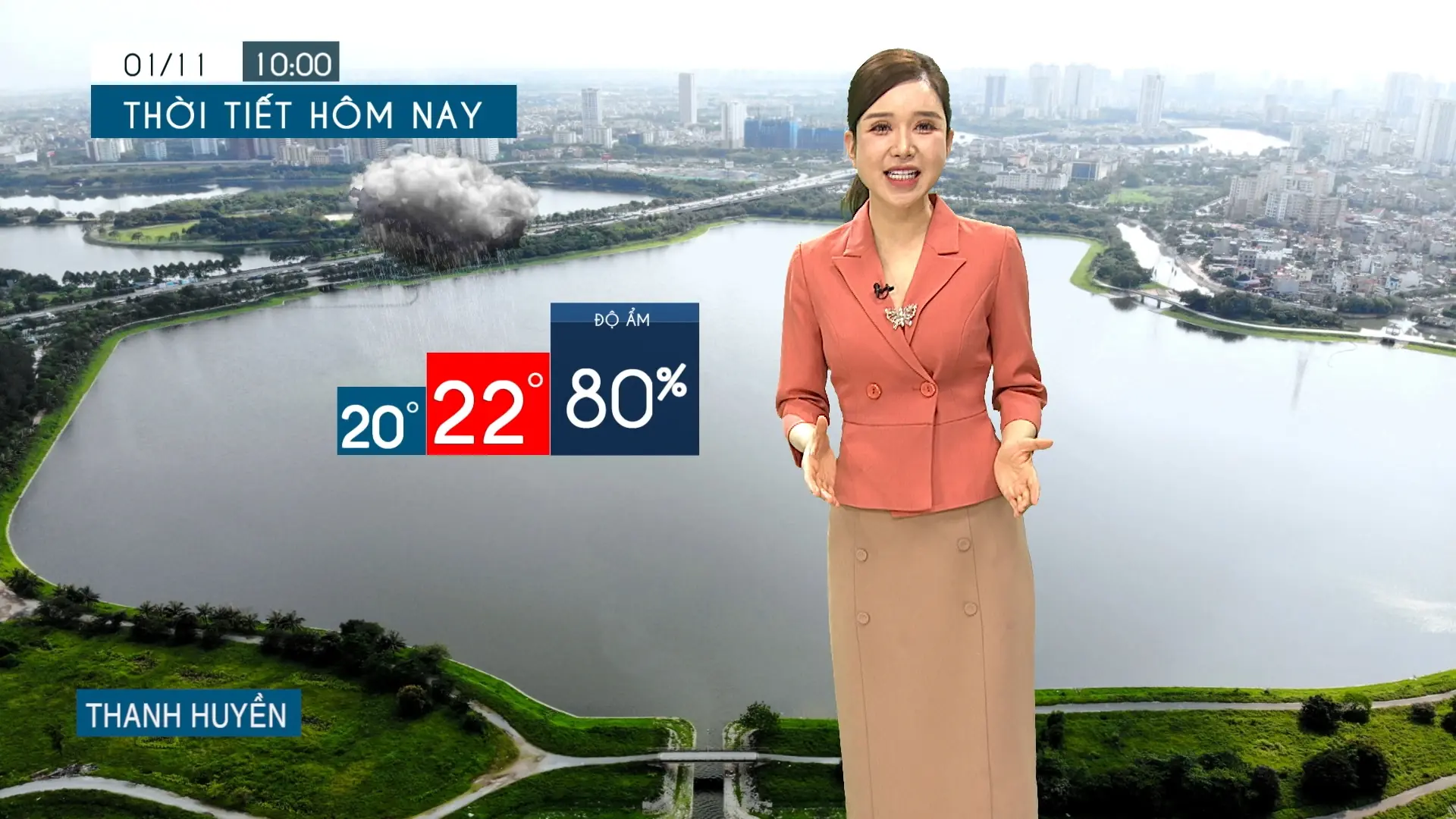 Dự báo thời tiết tối | 01/11/2025